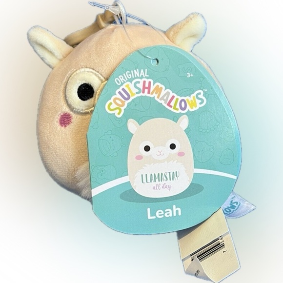 Nwt 🦙 3" Leah The Inspirational Llama Clip Squishmallow - Picture 1 of 3